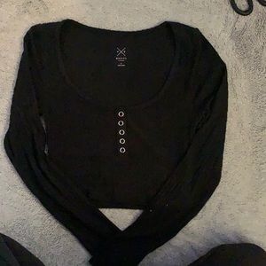 PAC sun ribbed soft cropped longsleeve